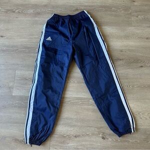 Vintage Adidas Nylon Blue Pants Sz M Blue